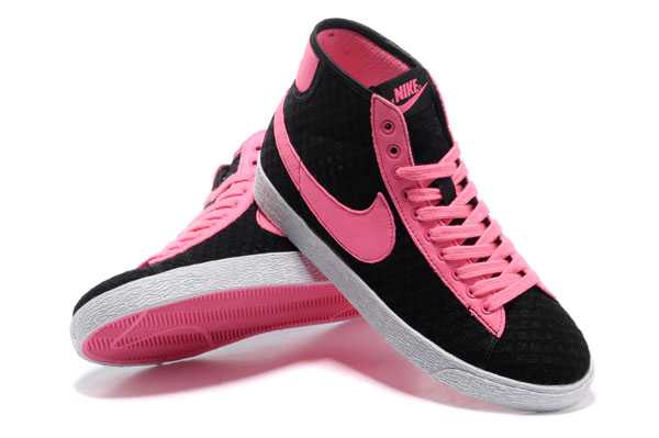 nike blazer high selvedge denim 2013 net high black pink le dernier
